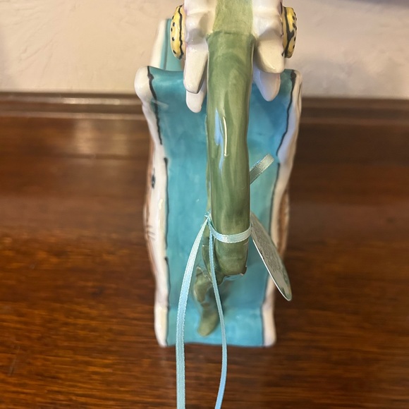 Blue Sky Easter Rabbit Pitcher - Picture 4 of 5